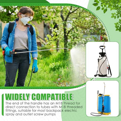 Enhon Extendable Sprayer Wand with Adjustable Nozzle, Filter & PVC Hose - size: 16.54 In