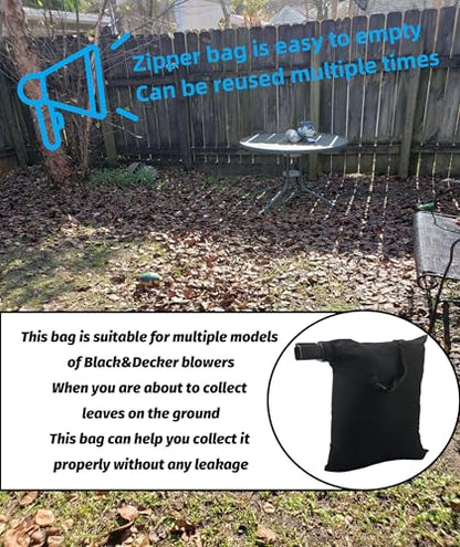 5140125-95 Leaf Blower Vacuum Upgraded Durable Zippered Leaf Collection Bag