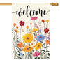 Spring Summer House Flag 28x40 Inch Outside Yard Porch Decoration - size: 28" x 40"