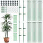 30 Pcs 12 in Adjustable Plant Sticks Green