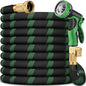 25 FT Non-Expanding Garden Hose, 2026 New Upgrated Non-Expandable Garden Water Hose - Ultra-Light & Flexible Burst-Resistant, Kink-Free Garden Hoses, All-Weather Use for Lawns, Gardens,Outdoor - size: 25ft