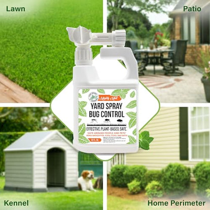 Mighty Mint Peppermint Oil Lawn & Yard Bug Control Spray, 32 oz - size: 32 Fl Oz (Pack of 1)