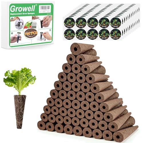 Growell 280Pcs Hydroponic Pods Kit, Seed Starter Refill for Indoor Garden - size: 280 Pcs