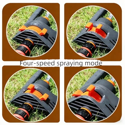 19 Nozzle Oscillating Sprinkler for Large Lawns Wide Coverage Adjustable Yard and Lawn Sprinkler