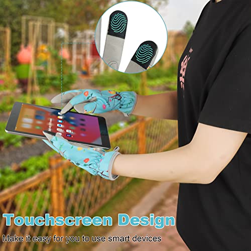 Gardening Gloves for Women, Garden glove, Garden Gifts for Gardener - size: Small, style: D-parrot