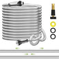 SPECILITE Expandable Metal Garden Water Hose 50 FT with Adjustable Nozzle - size: 50FT