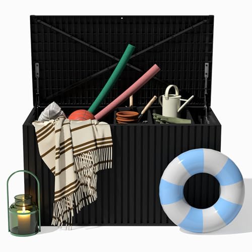 Veradek Everything Box - 120-Gallon Outdoor Storage Box - color: Black