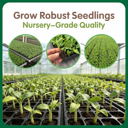 150PCS Seed Starter Plugs, Grow Sponges Compatible with Hydroponic Trays