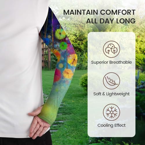 YPHCDO Gardening Sleeves for Women Cooling Sun Protection Anti-Scratch - color: Green Black