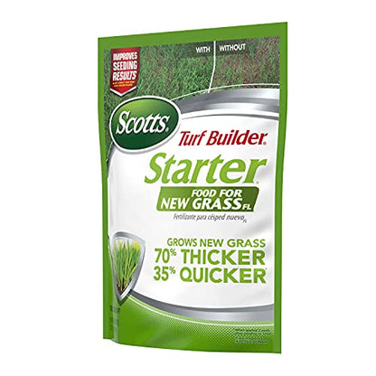 Scotts Turf Builder Starter Food for New GrassFL, 3.27 lbs, 1,000 sq. ft. (Pack of 12) - size: 1,000 sq. ft. (Pack of 12), style: Florida