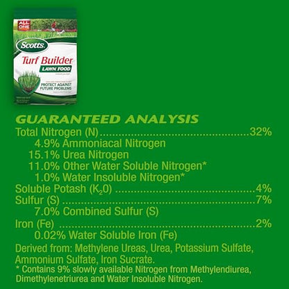Scotts Turf Builder Lawn Food, 12.5 lbs. - size: 5,000 sq. ft.