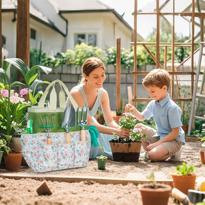 Garden Tool Set with Bag and Gloves