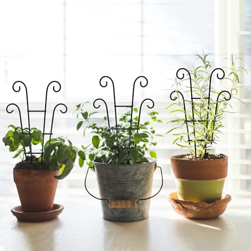 Coomin 14.5in Small Plant Trellis for Climbing Plants Indoor, 2P - size: 14.5in/4P