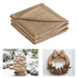 ANPHSIN 5ftx40in Natural Burlap Plant Covers Freeze Protection - size: 5ft