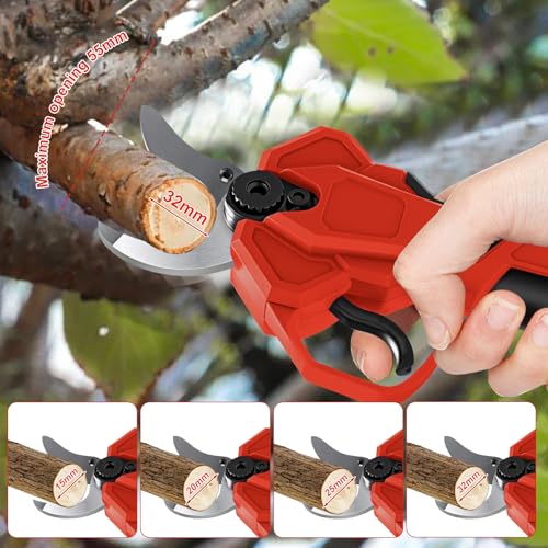 Pruning Shears with Pole for Milwaukee 18V Battery, No Battery