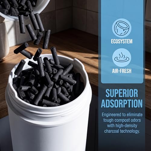 Odor Absorbing Activated Charcoal Filter Refills 2-Pack(2 Lbs/930g)