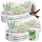 2 Pack Garden Netting for Raised Beds, Ultra Fine Mesh Bird Netting