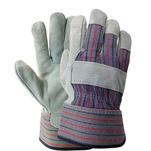 ATERET AG60 Work Gloves with Safety Cuff & Wing Thumb I 12 Pairs Glove Pack I Ideal Use for Lanscaping & Gardening - size: Pack of 36