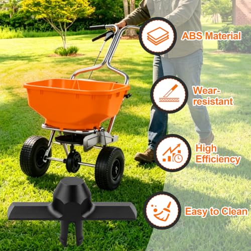 1Pack Broadcast Spreader Agitator Replacement – Eliminates Clumping,Compatible with Echo RB-60 Seeder Grass Seed – Improved Flow & Easy Instal