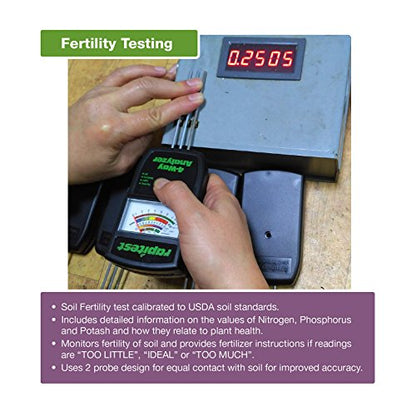 Luster Leaf 1880 Rapitest Electronic 4-Way Analyzer - size: 4-Way Soil Analyzer, style: 4-Way Soil Analyzer