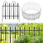 Thealyn Garden Fence 32" H x 24" W (5 Panels, Total 10 ft) - size: 32″ H x 10 ft (5 Panels) Without Gate Latch