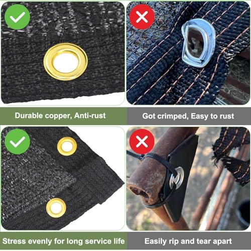 Mklsit 40% Shade Cloth for Garden, 20x20 FT Breathable Sun Shade Mesh Tarp - size: 20ft x 20ft 40%