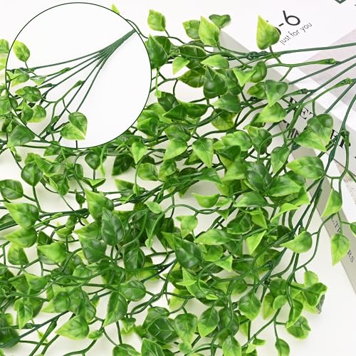 Waipfaru 4Pcs Artificial Hanging Plants, Fake Vines Boston Ivy - color: Boston Ivy, size: 4Pcs Plants