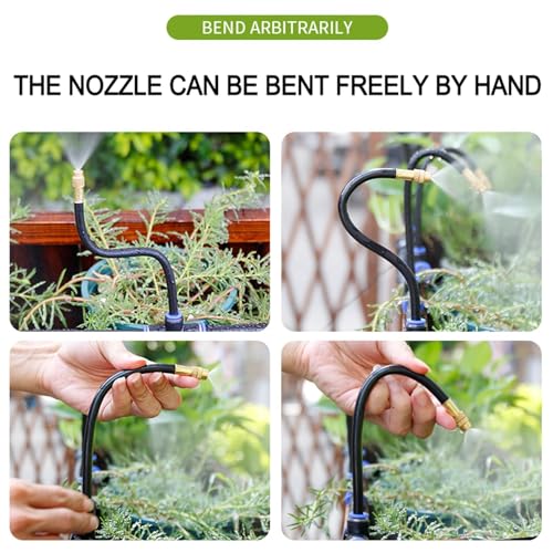 360° Adjustable Drip Irrigation System for Garden,Automatic Watering System - size: 50 FT Ⅱ