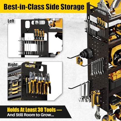 Large 5-Tier Power Tool Organizer Wall Mount, 320lb Capacity, 34'' Wide - size: 34''Width