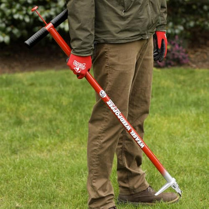 GARDEN WEASEL Stand Up Weed Puller Remover Tool for Dandelion Root Removal