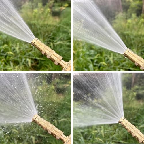 Retractable Metal Water Hose100ft, 304 Steel Expandable Garden Hose