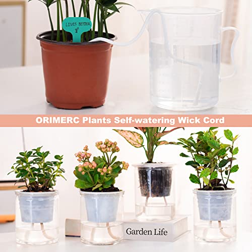 ORIMERC 10 Pack 3 inch Hydroponic Net Pots with Self Watering Wick, Clay Pebbles, Plant Labels Mesh Baskets for Indoor Garden, Aquaponics, Orchids, Herbs, Vegetable, Seed Starting, Mason Jar Insert - size: 3 inch-10 Pack