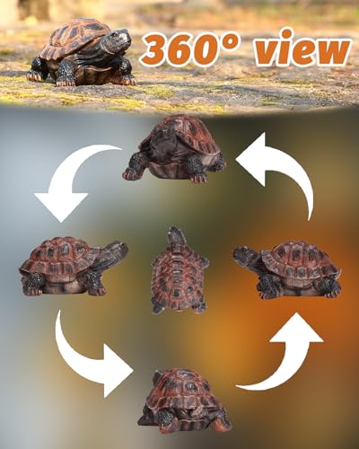 Turtle Statue, Resin Garden Sculpture Indoor/Outdoor Yard Lawn Ornament,Home Decor (Medium) - size: Medium