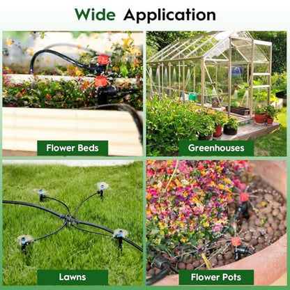 160FT Quick-Connect Drip Irrigation System - size: 160 FT