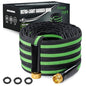 75FT Lightweight Super Flexible Garden Water Hose - color: black-green, size: 75 FT