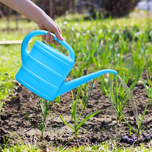 Grip Watering Can - for Indoor Plant Garden - 1/3 Gallon - Blue - color: Blue