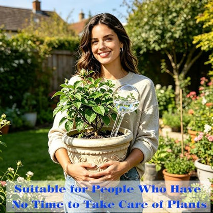 Plant Automatic Watering Devices, Clear Plastic Plant Self-Watering Bulb - color: B. Clear-6l4s