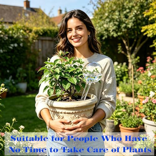 Plant Automatic Watering Devices, Clear Plastic Plant Self-Watering Bulb - color: B. Clear-6l4s