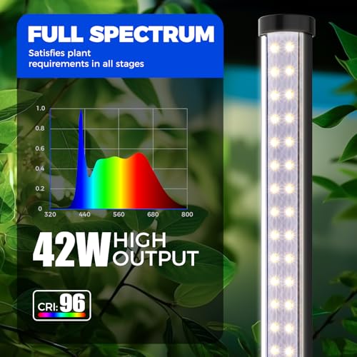 Barrina T10 Vertical Grow Light, 4FT 42W, 5000K Full Spectrum, High PPFD - color: 5000K, size: 4 ft Fixed