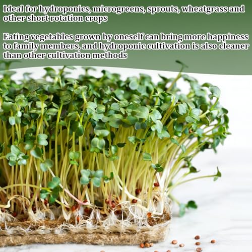 10" X 236"Microgreen Grow Mat, Hydroponic Grow Pads - color: 10" X 236"