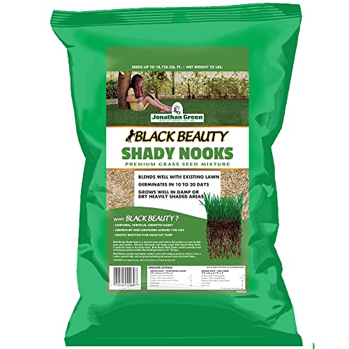Jonathan Green Black Beauty Shady Nooks Grass Seed - 25 lb - size: 25 lb