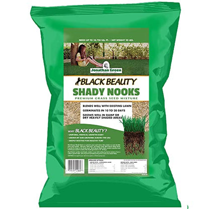 Jonathan Green Black Beauty Shady Nooks Grass Seed - 25 lb - size: 25 lb