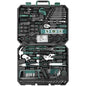 DEKOPRO Tool Set: 228 Piece Home Tool Kit, Household Basic Repair Tool Set Comes with Storage ToolBox, Socket Wrench Set for Car, Hand Tool Box Set for Home - Green - color: Green