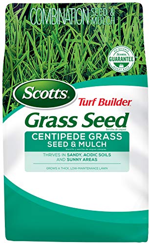 Scotts Turf Builder Grass Seed Centipede Grass Seed & Mulch, 5 lbs.