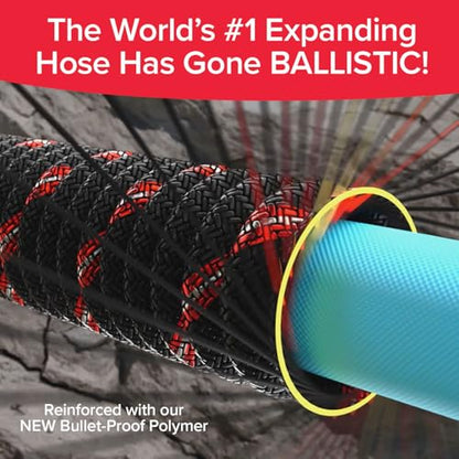 Pocket Hose Ballistic 75 FT Expandable Garden Hose, No-Kink, As Seen on TV - size: 75 FT