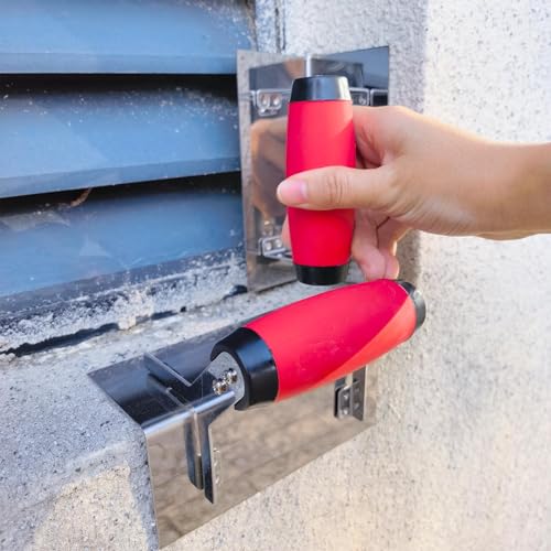 4 Pack Concrete Tool Set, Drywall Conner Trowel, Groover, Edger - size: 4 pcs Concrete Tools