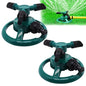 2Pcs Sprinklers for Yard, Automatic 360° Rotating Lawn Sprinkler, Garden Water Sprinklers for Lawns, Large Area Coverage Lawn Irrigation System, Yard Sprinkler for Lawns and Gardens Plant
