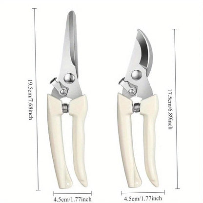 1PC Bypass Pruning Shears, Garden Plant Scissors for Flowers, Branches, Fruits and Gardening, Heavy Duty Trimming Tool - size: Bypass Blade