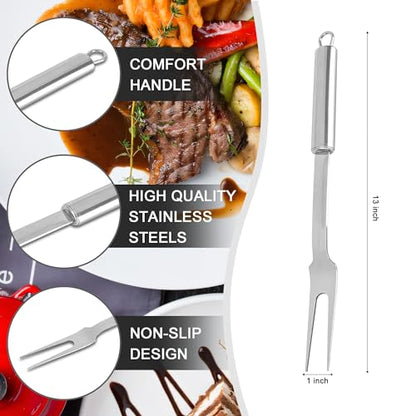 13 Inch Stainless Steel Meat Forks Set of 2
