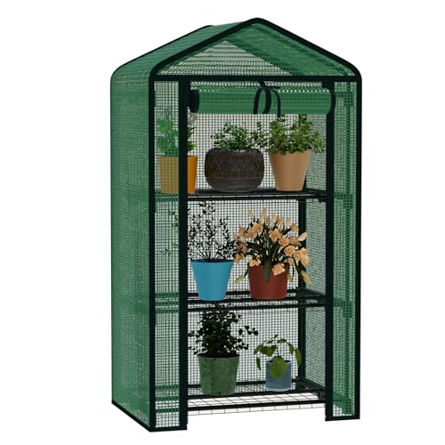 3-Tier Mini Greenhouse for Indoor Outdoor - style: 3-Tier